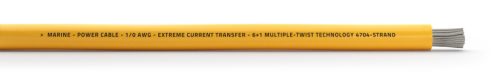 Hertz MPC YE 4.0 Hertz tengerészeti minősítésű tápkábel 4AWG (21,15 mm²) sárga szín