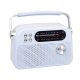 Trevi RDA 70 BR Klasszikus Retro FM/AM/SW rádió, Bluetooth-tal, USB és SD kártya bemenettel, beépített akkuval, kék szín