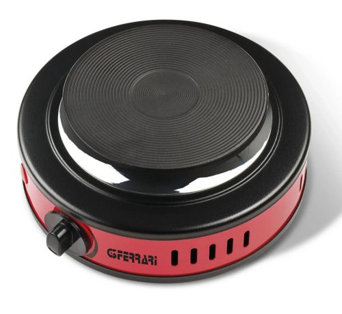 G3 Ferrari G10157 Furnèl 500 W-os mini elektromos főzőlap gyors felmelegedéssel, öntöttvas lappal és kompakt kialakítással