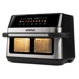   G3 Ferrari G10223 Friggisano 6+6 – két 6 literes sütőzóna vagy 12 liter egyben, 10 program, 2.200 W teljesítmény