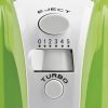 Girmi SB02 elektromos kézi mixer, 170 W teljesítmény, 5 sebességfokozat, TURBO funkció, rozsdamentes acél tartozékok, zöld