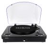 Aiwa LPS-25BK lemezjátszó 3 sebességes, Bluetooth, USB digitalizálás, beépített hangszóró, fekete színben