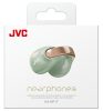 JVC HA-NP1T Pearl Edition vezeték nélküli nyitott fülklipsz fülhallgató 24 óra üzemidő, IPX4, gyöngyházfényű olívazöld színben