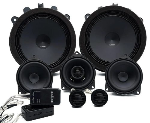 Audison AP TSL 3Y SPK KIT Tesla Model 3 2017-2022 3-utas aktív hangszórókészlet, Plug & Play csatlakozás, prémium Audison hangzás