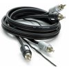 Connection FS2-550.2 2 csatornás RCA jelkábel 5,5 m vezérlőszállal, UCS árnyékolással, Soft Touch