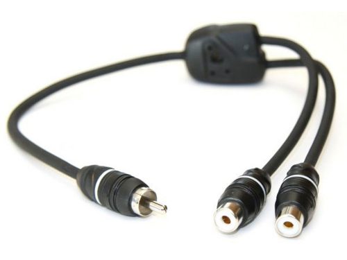Connection FSF-030.2 RCA Y audio kábel 0,3 m, 2 alj–1 dugó, UCS zajszűréssel