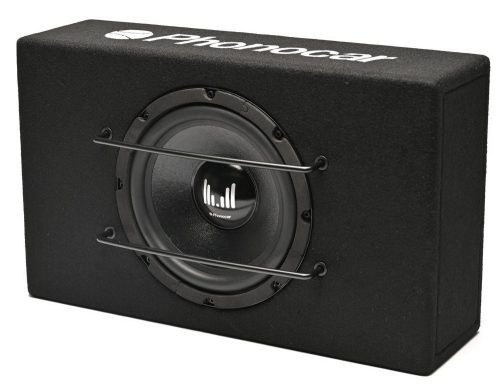 Phonocar 02922 Prémium 200 mm-es passzív mélynyomó doboz 420W csúcsteljesítménnyel, extrém mély basszus autóhifihez