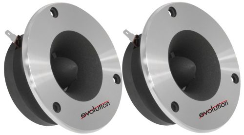 Phonocar 02430 Evolution Horn Tweeter Professzionális magassugárzó, 97 mm, 250/750W, 4 Ohm – Élő hangzás autóhifihez