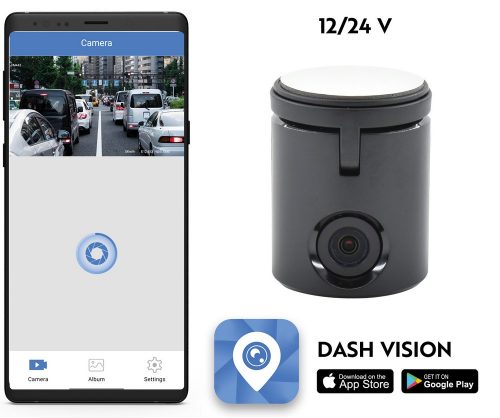 Phonocar VM440U menetrögzítő kamera Wi-Fi, 64GB microSD, Full HD, G-szenzor, autós applikációval