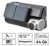 Phonocar VM443 menetrögzítő kamera 4K felbontással, Wi-Fi/GPS, 3.2" kijelző, 64GB microSD kártyával