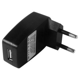   Phonocar 05213 Professzionális USB töltő 220V AC–5V DC átalakító, 500mA, kompakt utazóadapter