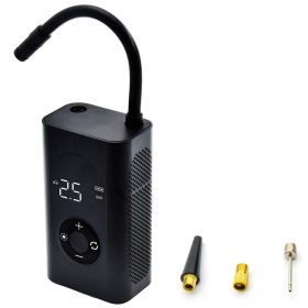   Phonocar 04997 Professzionális mini kompresszor 2000mAh dupla akkumulátorral, powerbank és LED funkció, precíz digitális kijelzővel