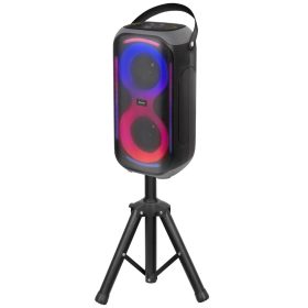   Trevi XFM225W Prémium vezeték nélküli 50W party hangszóró TWS funkcióval, LED diszkófénnyel, mikrofon és állvány