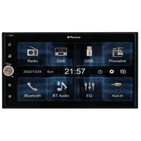   Phonocar VM060 Professzionális 2DIN autós multimédia állomás 6.75" HD érintőkijelzővel, DAB+, Bluetooth, Phonelink