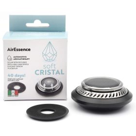   Phonocar 049743 Prémium Solar illatosító készlet softCrystal aromakapszulával, automatikus forgás, 40 napos frissesség, AirEssence technológia, autós aromaterápia