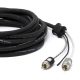 Connection BT2-550.2 2 csatornás RCA kábel 5,5 méter vezérlőszállal, prémium árnyékolással autóhifihez