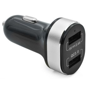   Phonocar 05222 USB autós töltő 2 porttal, QC3.0 gyorstöltéssel, 12/24V kompatibilitás