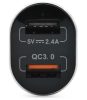 Phonocar 05222 USB autós töltő 2 porttal, QC3.0 gyorstöltéssel, 12/24V kompatibilitás