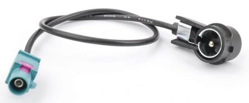 Phonocar 08534 antenna adapter FAKRA–ISO 30 cm-es kábel autós rádióhoz több autógyártó modelljével kompatibilitás