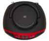Aiwa BBTU-500DAB/RD hordozható CD/MP3/DAB+/FM rádió Bluetooth, USB, piros szín, 6W RMS, 2.4" színes kijelző, távirányítóval