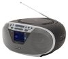 Aiwa BBTU-500DAB/SL hordozható rádió ezüst színben, DAB/FM, Bluetooth, USB, CD-lejátszó