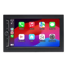   Phonocar VM018E autós multimédiás fejegység 6,75" érintőkijelzővel, iGO Primo Európa térképpel, Android 12, Apple CarPlay és Android Auto támogatással