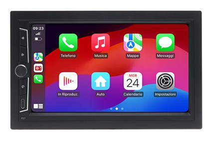 Phonocar VM018E autós multimédiás fejegység 6,75" érintőkijelzővel, iGO Primo Európa térképpel, Android 12, Apple CarPlay és Android Auto támogatással