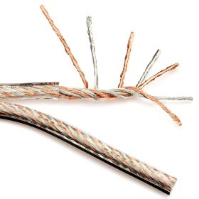   Connection FT-216.2 hangszórókábel 16AWG 2x1,24 mm² átlátszó fekete csíkkal First sorozat installációhoz