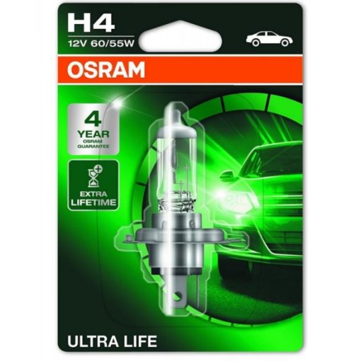 Osram Ultra Life H4 12V 60/55W autó izzó - 64193ULT-01B