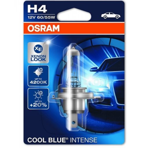 Osram Cool Blue Intense H4 12V 60/55W autó izzó - 64193CBI-01B
