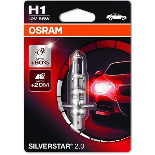 Osram Silverstar SV2 H1 12V 55W autós izzó - 64150SV2-01B