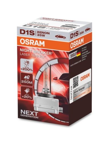 Osram Night Breaker Laser D1S 85V 35W +200% Xenon izzó - 66140XNN