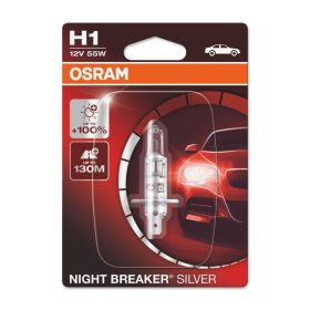   Osram Night Breaker Silver H1 12V 55W +100% autó izzó - 64150NBS-01B
