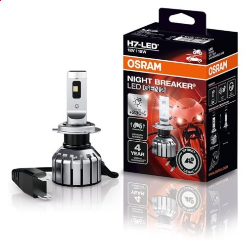 Osram Night Breaker LED GEN2 H7 12V 16W +220% autó izzó - 64210DWNBG2