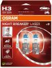 Osram Night Breaker Laser H3 12V 55W +150% halogén autó izzó DUO (2db-os) - 64151NL-HCB