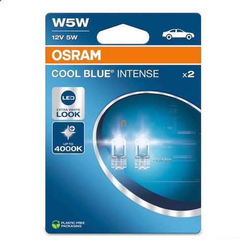 Osram Cool Blue Intense W5W 12V 5W jelzőizzó (2db)-2825CBN-2BL