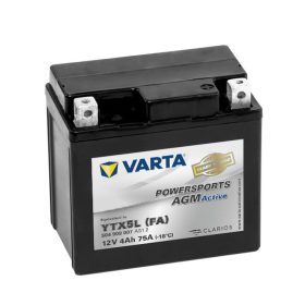   Varta Powersports AGM Active YTX5L-4 / YTX5L-BS 12V 4Ah akkumulátor - 504909
