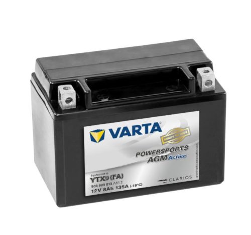 Varta Powersports AGM Active YTX9-4 / YTX9-BS 12V 8Ah akkumulátor - 508909