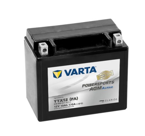 Varta Powersports AGM Active YTX12-4 / YTX12-BS 12V 10Ah akkumulátor - 510909