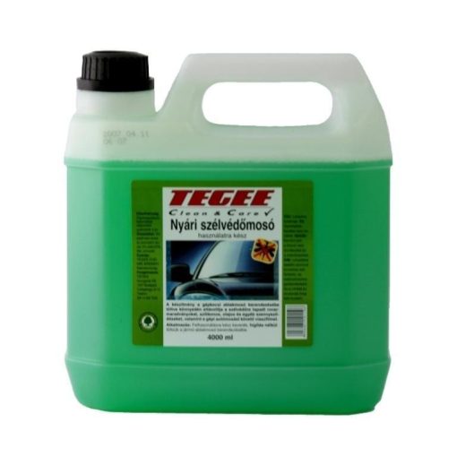 Tegee nyári szélvédőmosó folyadék - lime illattal (4L)