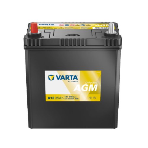 Varta Dynamic AGM 12V 35Ah 340A Bal+ ázsia autó akkumulátor (A12) - 535902