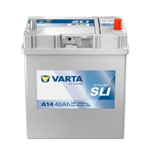 Varta Dynamic SLI 12V 40Ah 330A Jobb+ ázsia autó akkumulátor (A14)-540126