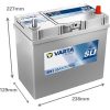 Varta Dynamic SLI 12V 45Ah 330A Jobb+ ázsia autó akkumulátor (B31)-545155