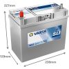 Varta Dynamic SLI 12V 45Ah 330A Bal+ ázsia autó akkumulátor (B33)-545157