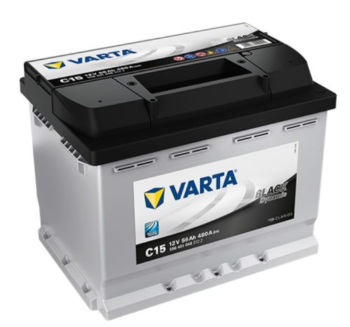 Varta Black Dynamic 12V 56Ah 480A Bal+ autó akkumulátor (C15) - 556401