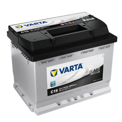 Varta Black Dynamic 12V 56Ah 480A Bal+ autó akkumulátor (C15) - 556401