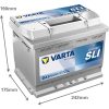 Varta Dynamic SLI 12V 60Ah 540A Bal+ autó akkumulátor (D43)-560127