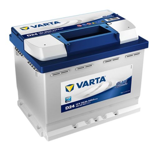 Varta Blue Dynamic 12V 60Ah 540A Jobb+ autó akkumulátor (D24) - 560408