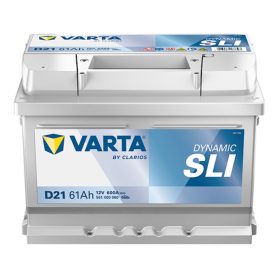   Varta Dynamic SLI 12V 61Ah 600A Jobb+ autó akkumulátor (D21)-561400