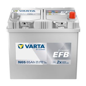   Varta Dynamic EFB 12V 65Ah 650A Jobb+ autó akkumulátor (N65)-565501